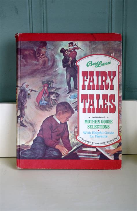 Vintage Book Best Loved Fairy Tales Mother Goose Parents