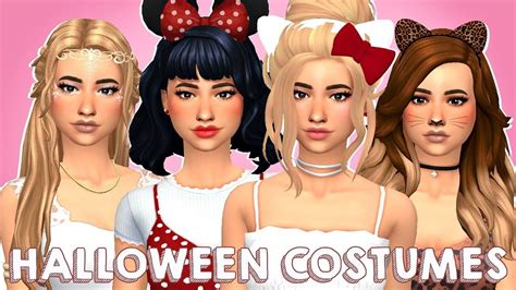 Cute Halloween Costumes 💕 Sims 4 Create A Sim Full Cc List