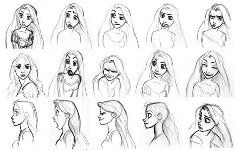 Rapunzel Sketch Disney Sketches Photo 36336826 Fanpop