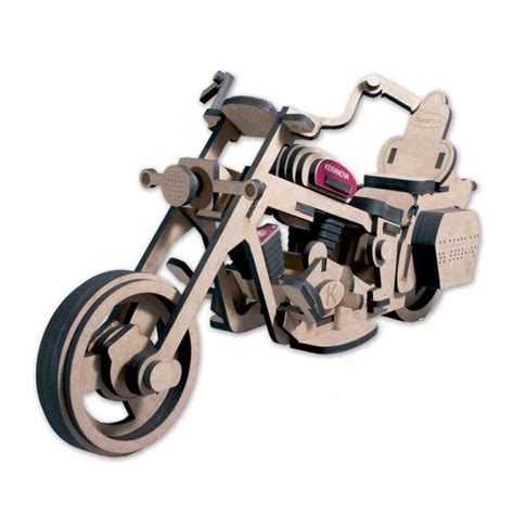 Maqueta Motocicleta Custom de 105 Piezas | Keranova 5505