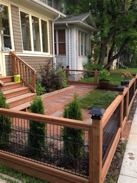 Perhaps for your backyard or perhaps it is a whole boundary fence? fence design ideas 23 | Small front yard landscaping ...