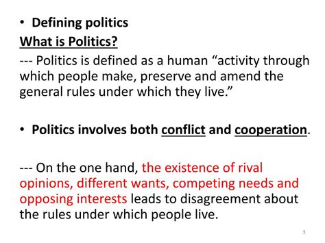 Ppt Chapter One What Is Politics Powerpoint Presentation Free