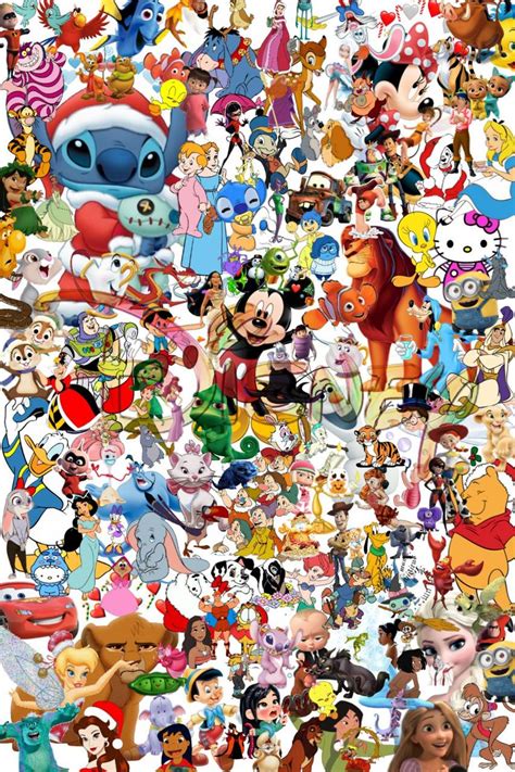 Disney Characters Disney Collage Disney Characters Wallpaper Walt Vrogue