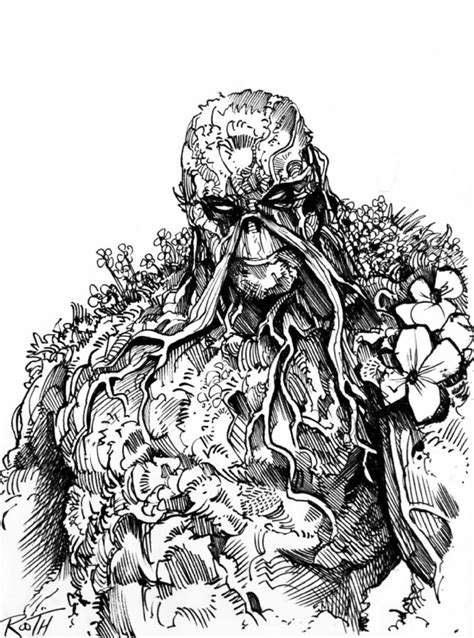 Mike Rooth Swamp Thing In Bryan Clarks Commissions And Sketches Comic
