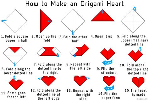 Easy Instructions To Fold An Origami Red Paper Heart Cool2bkids Money