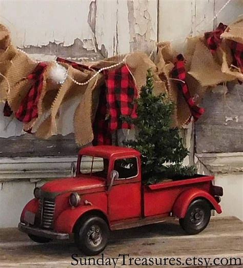 20 Christmas Tree Truck Decor Homyhomee
