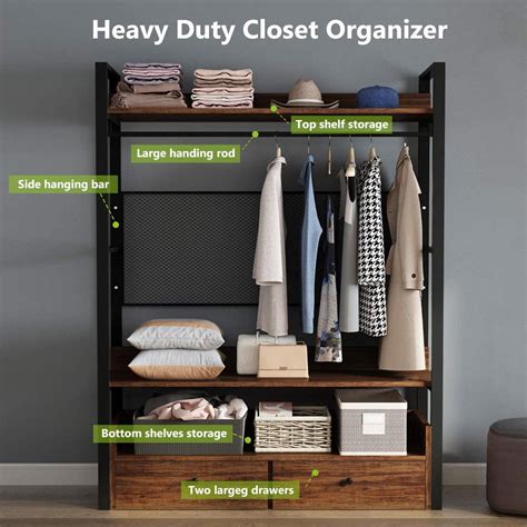 Men closet understand that it's not just females that want to organize their closet and make outfit planning easier than ever and has created an app tailored towards men in a rush, with a clear design and easy to use. Free-Standing Closet Organizer,Heavy Duty Clothes Rack ...