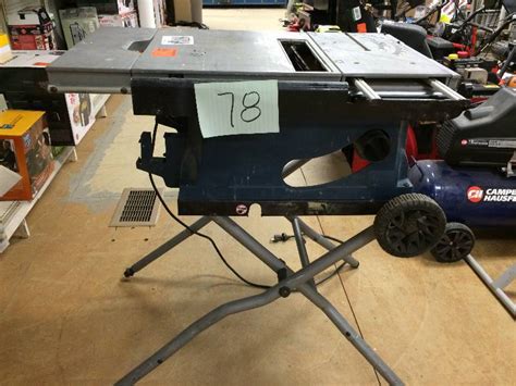 Ryobi 15a 10 In Table Saw Missing Guard And Fence Used In Working