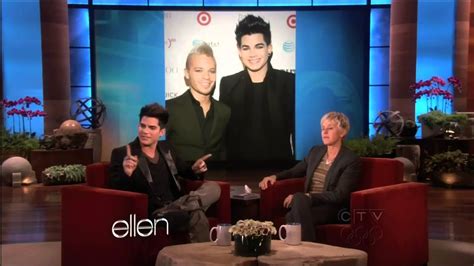 Adam Lambert Interview At Ellen Degeneres Show Youtube