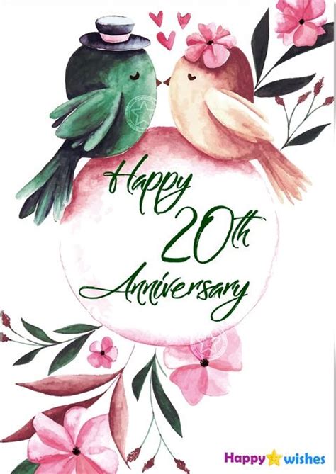 Happy 20th Anniversary To Lovely Couple Happy Anniversary Quotes