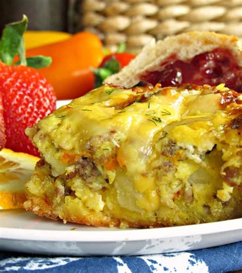 Overnight Breakfast Egg Sausage Casserole Recipe From A Gouda Life