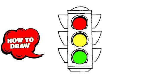 How To Draw A Stop Light