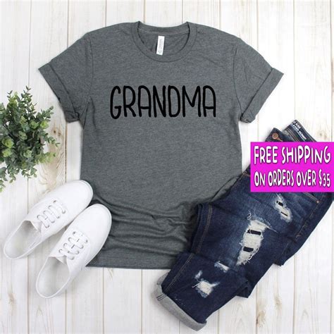 Grandmother T Shirt Grandma Shirt Dede Shirts Dede Tee Etsy