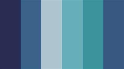 Retro Blues Color Palette Blue Colour Palette Blue Color Schemes