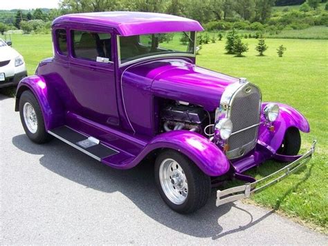 Pin By Liz Belinoski On Purple Purple Car Hot Rod Trucks Classic