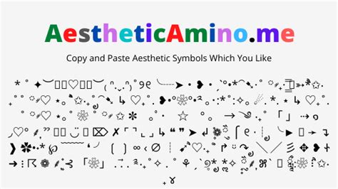 Aesthetic Symbols Copy And Paste ̗̀ ੈ ‧₊˚ ೃ⁀