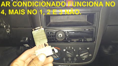 Painel Do Comando Do Ar Condicionado Do Carro Corsa NÃo Funciona