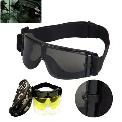 Usmc Uv400 X800 Tactical Hunting Shooting Glasses Airsoft Goggles Safety Outdoor Sport Glasses