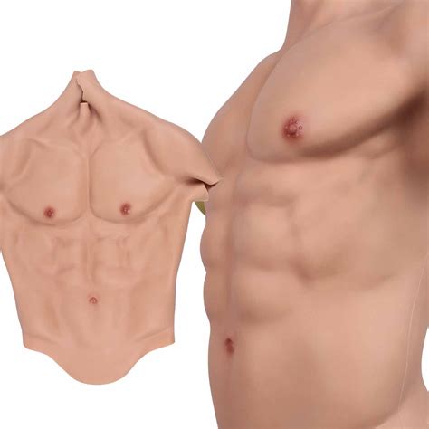 Buy Rtia Men Silicone Muscle Suit Realistic Half Body Simulation
