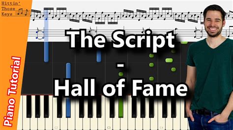 The Script Hall Of Fame Piano Tutorial German Youtube