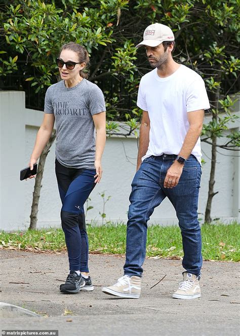 Natalie Portman Steps Out With Husband Benjamin Millepied In Casual Gym