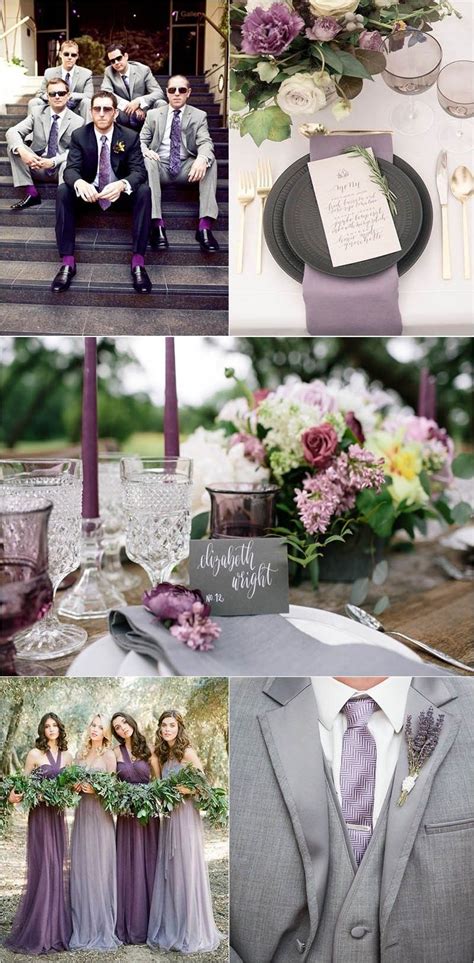 Timeless Grey Wedding Color Palette Ideas To Inspire Gray Wedding