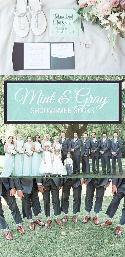 Mint Gray Argyle Wedding Groomsmen Mens Dress Socks Boldsocks Fun