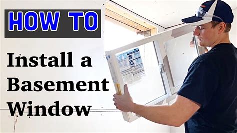 How To Replace A Basement Window Youtube