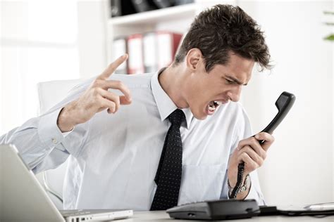 Man Yelling And Screaming Over Call Personalized Communications