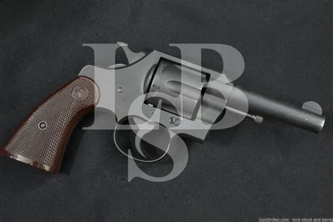 Wwii Us Early Colt Commando 4″ 38 Special Sada Revolver Mfd 1942 C