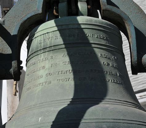 Historic Bell Made By Paul Reveres Company Moved From Former Mansfield