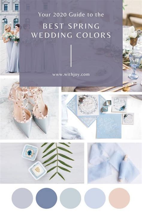 The Best Spring Wedding Colors For Your 2020 Guide To The Best Spring