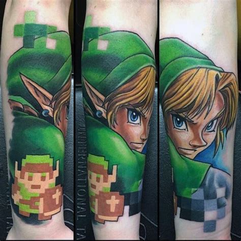 Flying birds will represent freedom. 90 Zelda Tattoos For Men - Cool Gamer Ink Design Ideas