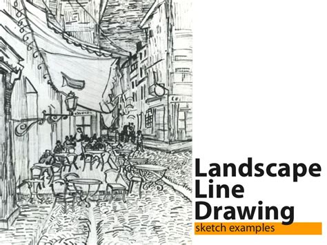 Landscape Line Drawings (sketch examples)