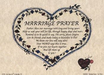 The whole aim of marriage is to fight through and survive the instant when incompatibility becomes unquestionable. Marriage Prayer ~ Fine-Art Print - Bible Verse Art Prints ...