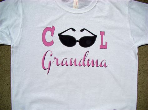 Grandma Tshirt Cool Grandma Sunglasses Mothers Day Custom Printed