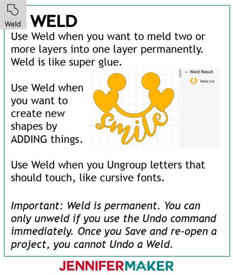 Cricut Weld Vs Attach When Do I Group Attach Slice Or Weld