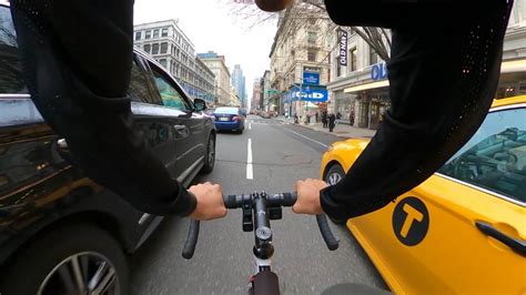 Fixed Gear Pov Riding In Nyc Traffic Youtube