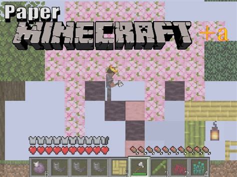 Paper Minecraft Mod A English