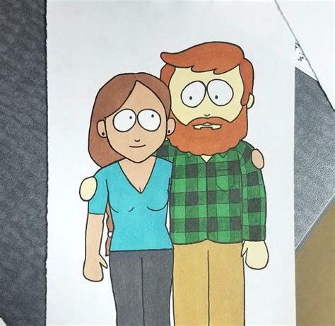 Boyfriend Draws His Girlfriend In 10 Different Cartoon Styles For