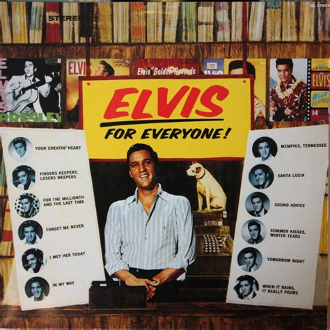 Elvis Presley Elvis For Everyone Vinyl Discogs