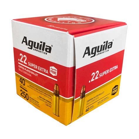 Aguila 22lr High Velocity Solid Point 40gr 50rd Box