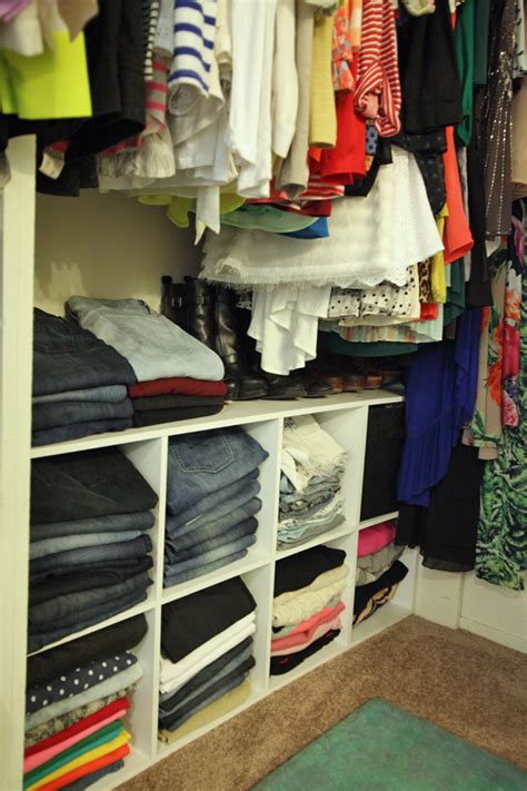 Maybe you would like to learn more about one of these? How to Organize & Style Your Closet | Use cube shelves to ...