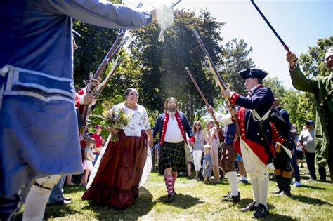 Colonial Heritage Festival Turns Into Authentic Wedding Venue For