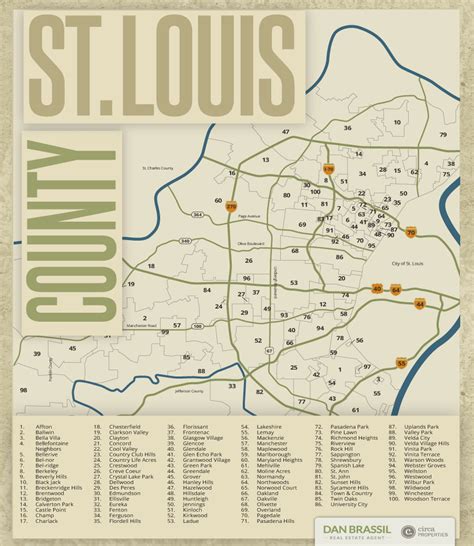 County Map St Louis Paul Smith
