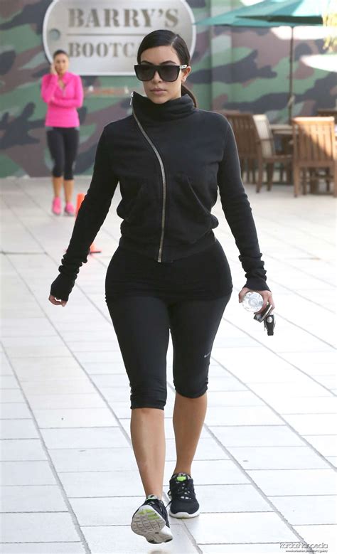 Kim Kardashian In Tight Leggings Gotceleb