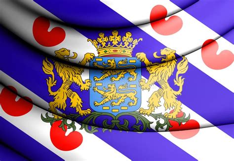 Friesland Provincie Van Nederland Vector Illustratie Illustratie