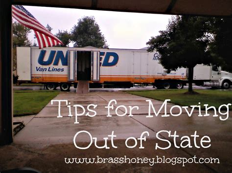 Brass Honey Tips For Moving Out Of State