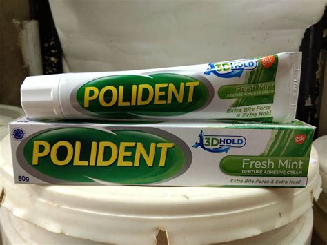 GSK POLIDENT PELEKAT GIGI PALSU Tube 60 Gram | Lazada Indonesia