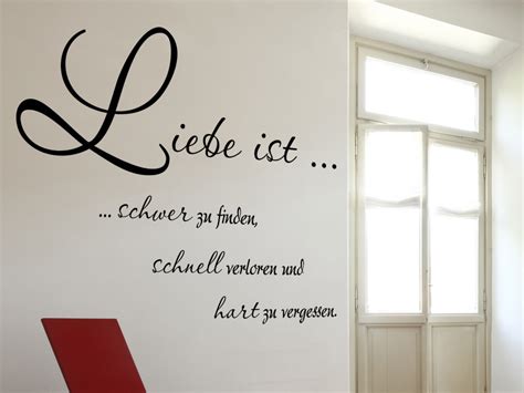 Wandtattoo Liebe ist ... Wandspruch von Wandtattoo.net